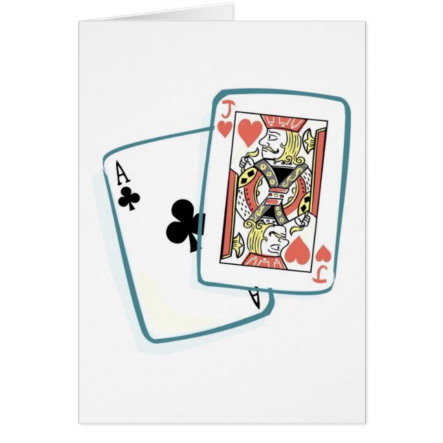 Cartes de poker Ace et Jack (Devant)