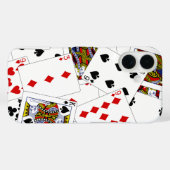 Cartes de poker iPhone 16 Coque (Verso (horizontal))