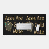 Cartes De Poker Les As Sont Mate D'Or, Mat De Bure (Clavier et souris)