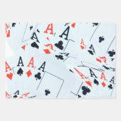 Cartes de poker, Papier Enveloppé Cadeau (Devant)