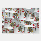 Cartes De Poker Queens, Feuilles D'Enveloppement C (Devant 2)