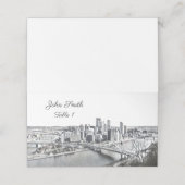 Cartes de positionnement de Pittsburgh Skyline (Extérieur déplié)