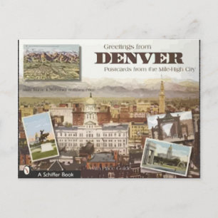 Cartes De Poste Denver De Mile-High City, Vintage