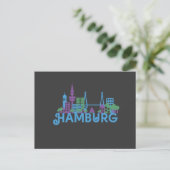 Cartes de poste Skyline Hambourg (Debout devant)