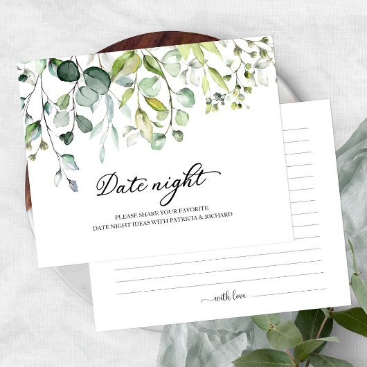 Cartes de pot de nuit de date de douche de mariée