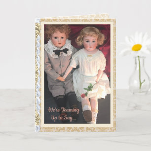 Cartes de poupées anciennes pour maman