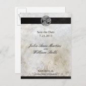 Cartes de pré-réservation à motif de noeud celtiqu (Devant / Derrière)