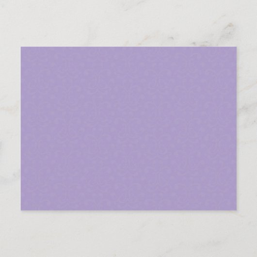 Cartes de pré-réservation de fleurs d'iris violett (Dos)