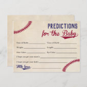 Cartes de prédictions pour bébé sur le thème du ba (Devant / Derrière)