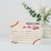 Cartes de prédictions pour bébé sur le thème du ba (Debout devant)