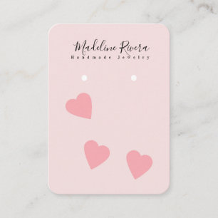 Cartes de Présentation Artisanale pour Boucles d'O