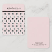 Cartes de Présentation Artisanale pour Boucles d'O (Devant / Derrière)