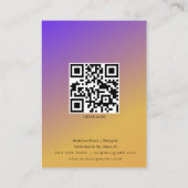 Cartes de Présentation Artisanale Simple Ombre pou (Dos)