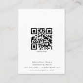 Cartes de présentation artisanales pour boucles d' (Dos)