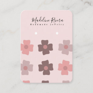 Cartes de présentation artisanales pour fleurs Pre