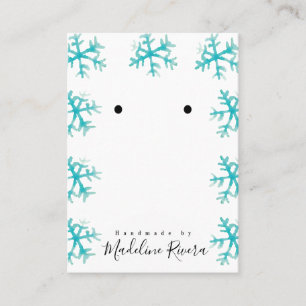 Cartes de Présentation Artisanales pour Flocons de