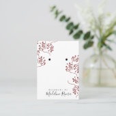 Cartes de Présentation Artisanales pour Sprigs de (Debout devant)