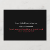 Cartes de Présentation Baby Shower | Tirage au Sor (Dos)