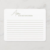 Cartes de présentation Conseils pour une fête de m (Devant)