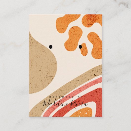 Cartes de Présentation d'Artisanat de Textures Abs (Devant)