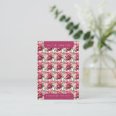 Cartes de Présentation de Bijoux Floraux (Debout devant)