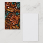 Cartes de présentation de boucles d'oreilles à mot (Devant / Derrière)