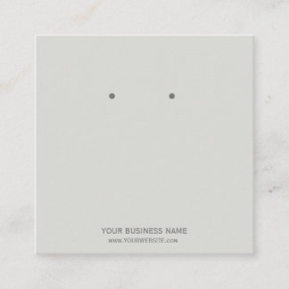 Cartes de Présentation de Boucles d'Oreilles de Bi