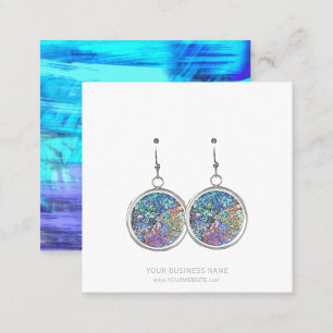 Cartes de Présentation de Boucles d'Oreilles de Bi