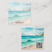 Cartes de Présentation de Boucles d'Oreilles de Bi (Devant / Derrière)