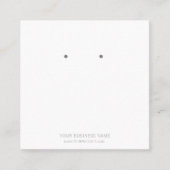 Cartes de Présentation de Boucles d'Oreilles de Bi (Devant)