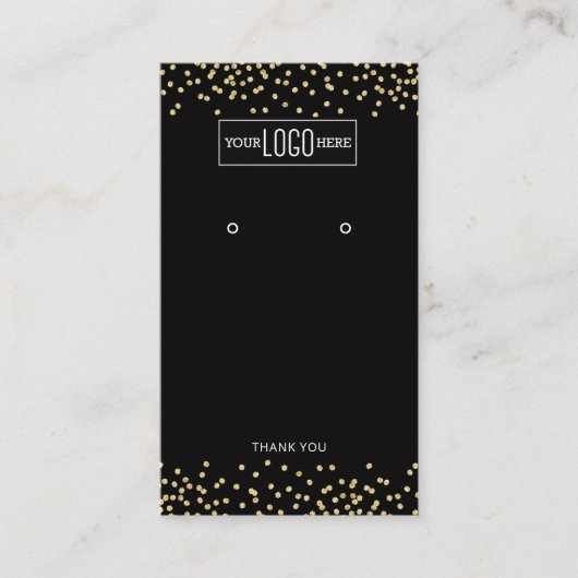 Cartes de Présentation de Boucles d'Oreilles – Log (Devant)