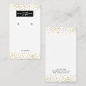 Cartes de Présentation de Boucles d'Oreilles – Pai (Devant / Derrière)