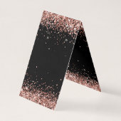 Cartes de présentation de colliers Black Rose Gold (Back)