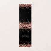 Cartes de présentation de colliers Black Rose Gold (Outside Unfolded)