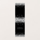 Cartes de présentation de colliers en strass noir (Outside Unfolded)