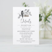 Cartes de présentation de l'enclos du pic bleu pou (Debout devant)