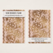 Cartes de Présentation de Porte- Boucles d'Oreille (Devant & derrière)