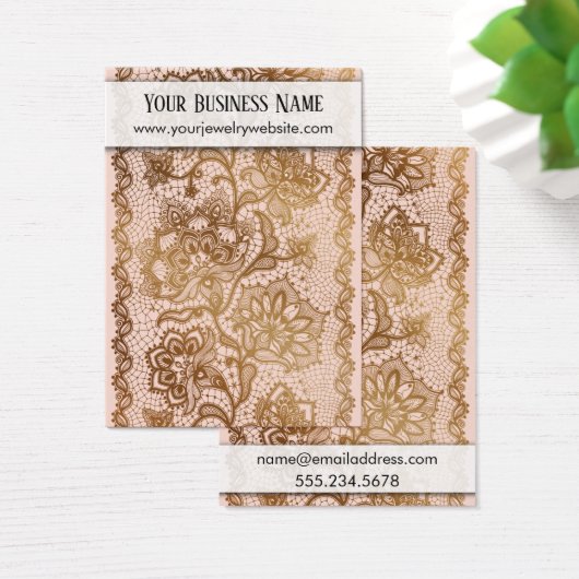 Cartes de Présentation de Porte- Boucles d'Oreille (Bureau)