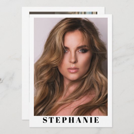 Cartes de Présentation Flip Card | Cartes de Compo (Devant / Derrière)