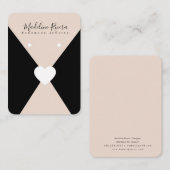 Cartes de présentation pour artisans de boucles d' (Devant / Derrière)