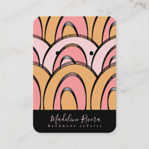 Cartes de présentation pour bijoux artisanaux abst