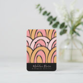 Cartes de présentation pour bijoux artisanaux abst (Debout devant)