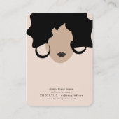 Cartes de présentation pour boucles d'oreilles art (Dos)