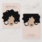 Cartes de présentation pour boucles d'oreilles art (Devant / Derrière)