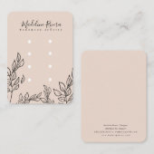 Cartes de Présentation pour Boucles d'Oreilles Art (Devant / Derrière)