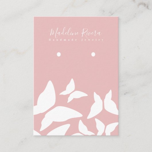 Cartes de Présentation pour Boucles d'Oreilles Art (Devant)