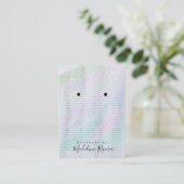 Cartes de présentation pour boucles d'oreilles art (Debout devant)