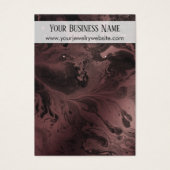 Cartes de présentation pour boucles d'oreilles en (Devant)