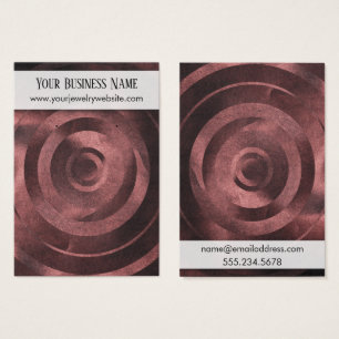 Cartes de présentation pour boucles d'oreilles en
