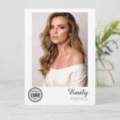Cartes de présentation pour casting | 5 Photos ave (Debout devant)